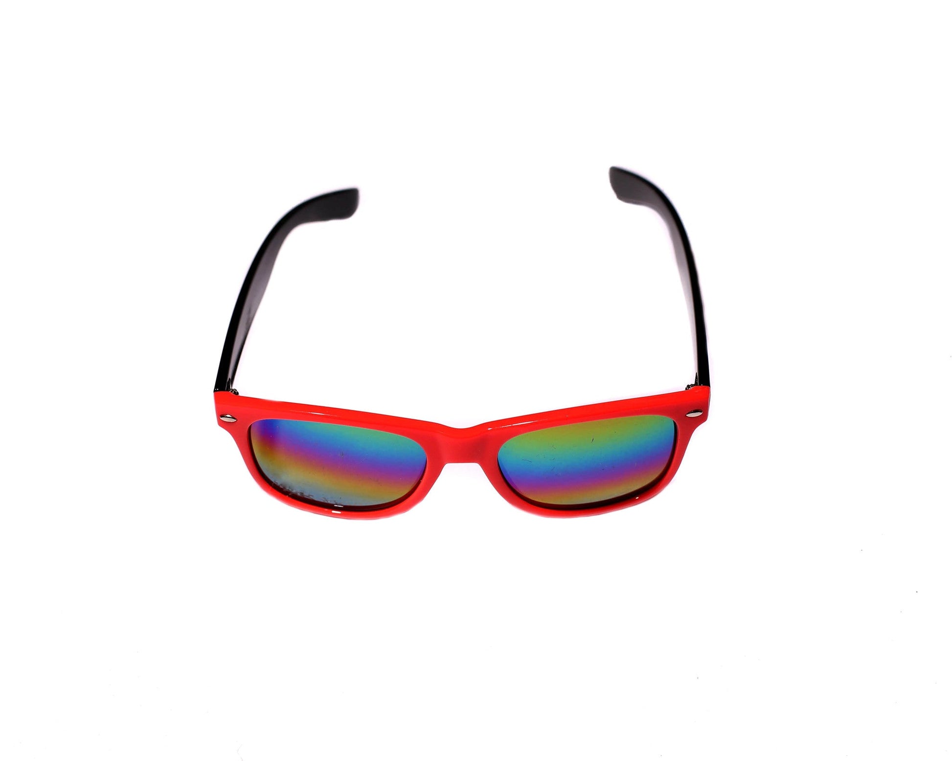 Red Black Wayfayer Rave Shades