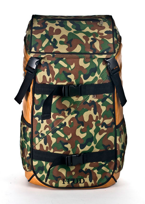 FLUD TECH BAG - FOREST CAMO FRONT