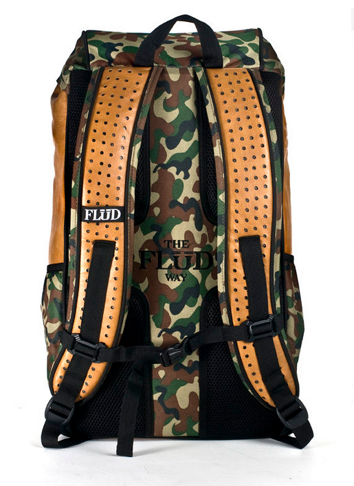 FLUD TECH BAG - FOREST CAMO BACK