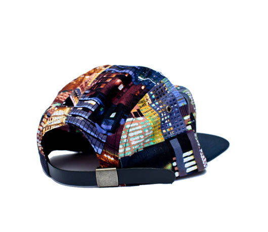 Faded Royalty <br> Skyline 5 Panel Strapback