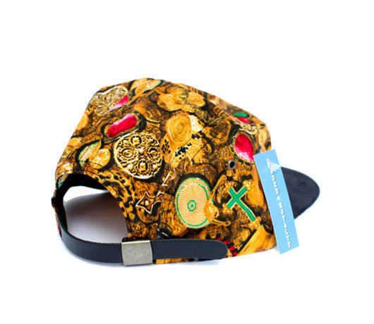 Faded Royalty <br> Treasure 5 Panel Strapback