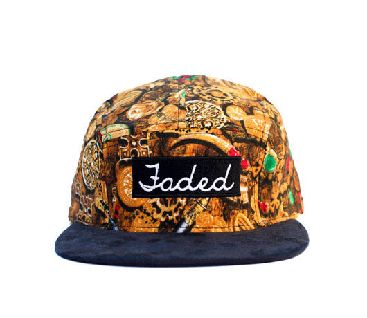 Faded Royalty <br> Treasure 5 Panel Strapback