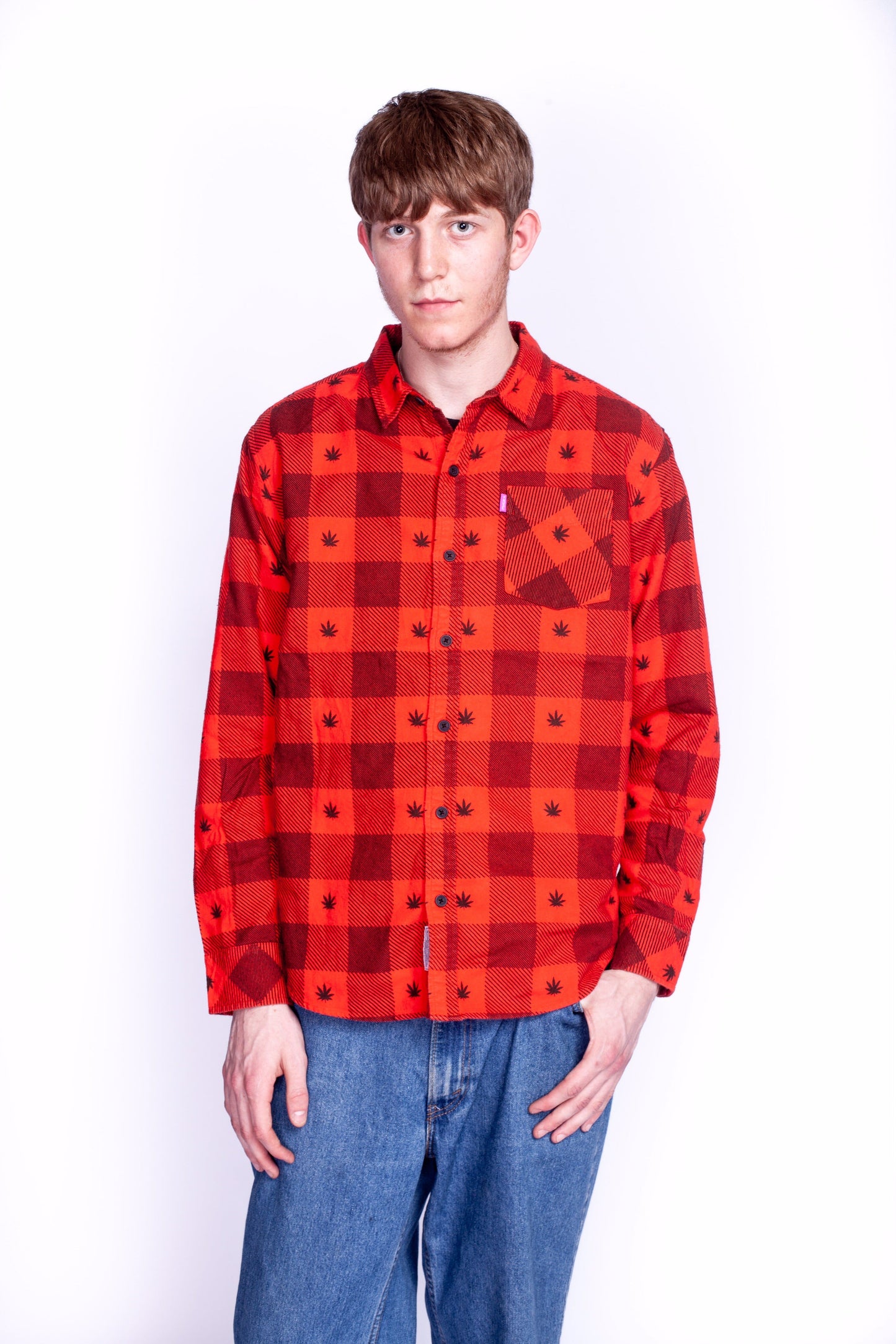 MISHKA Harvester Flannel Button Up