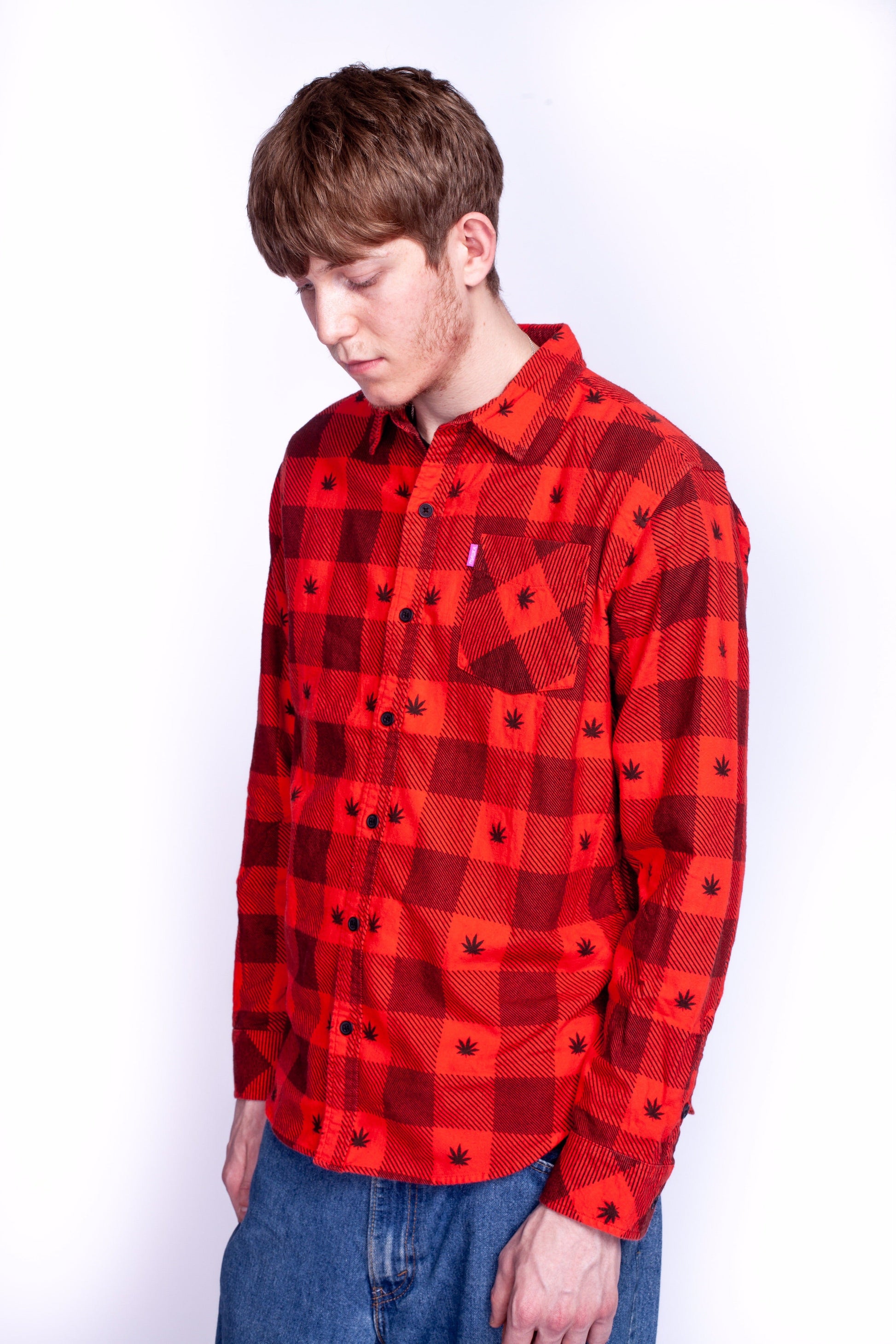 MISHKA Harvester Flannel Button Up