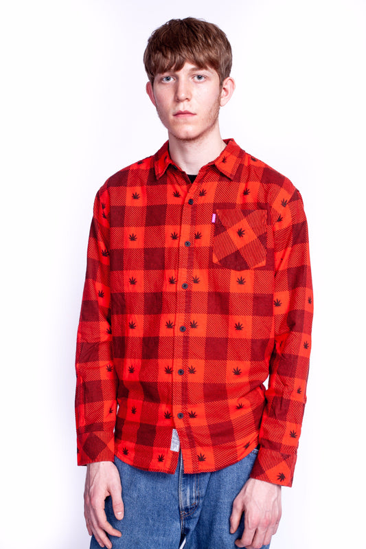 MISHKA Harvester Flannel Button Up