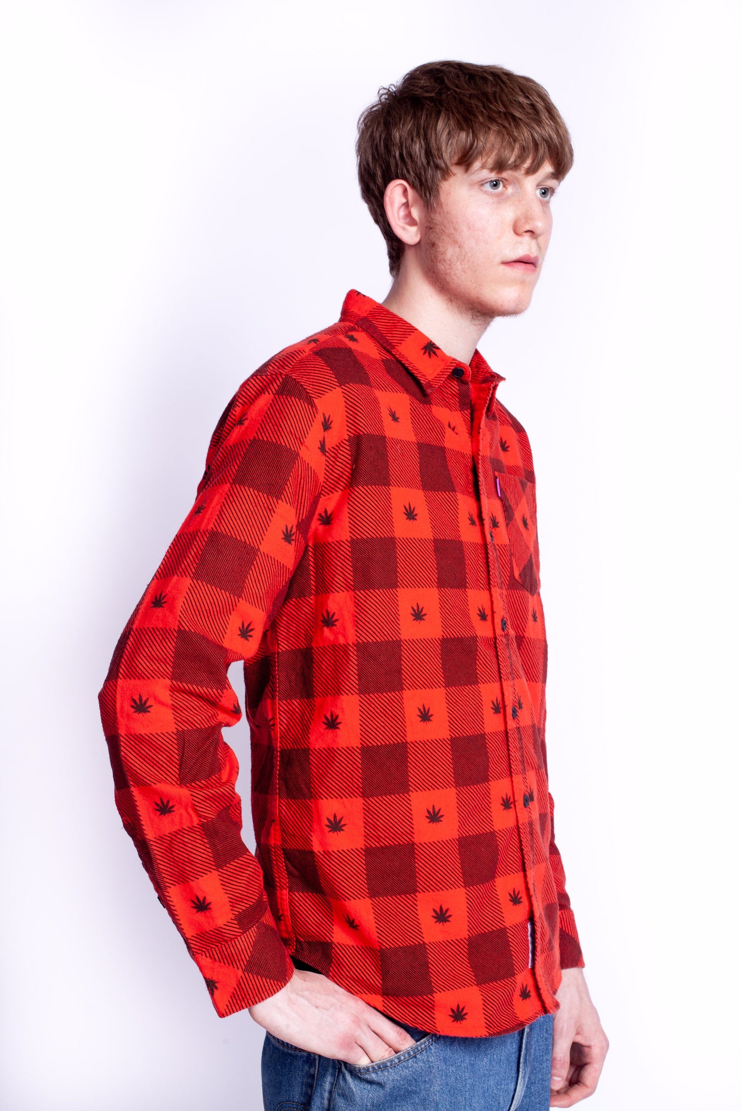 MISHKA Harvester Flannel Button Up