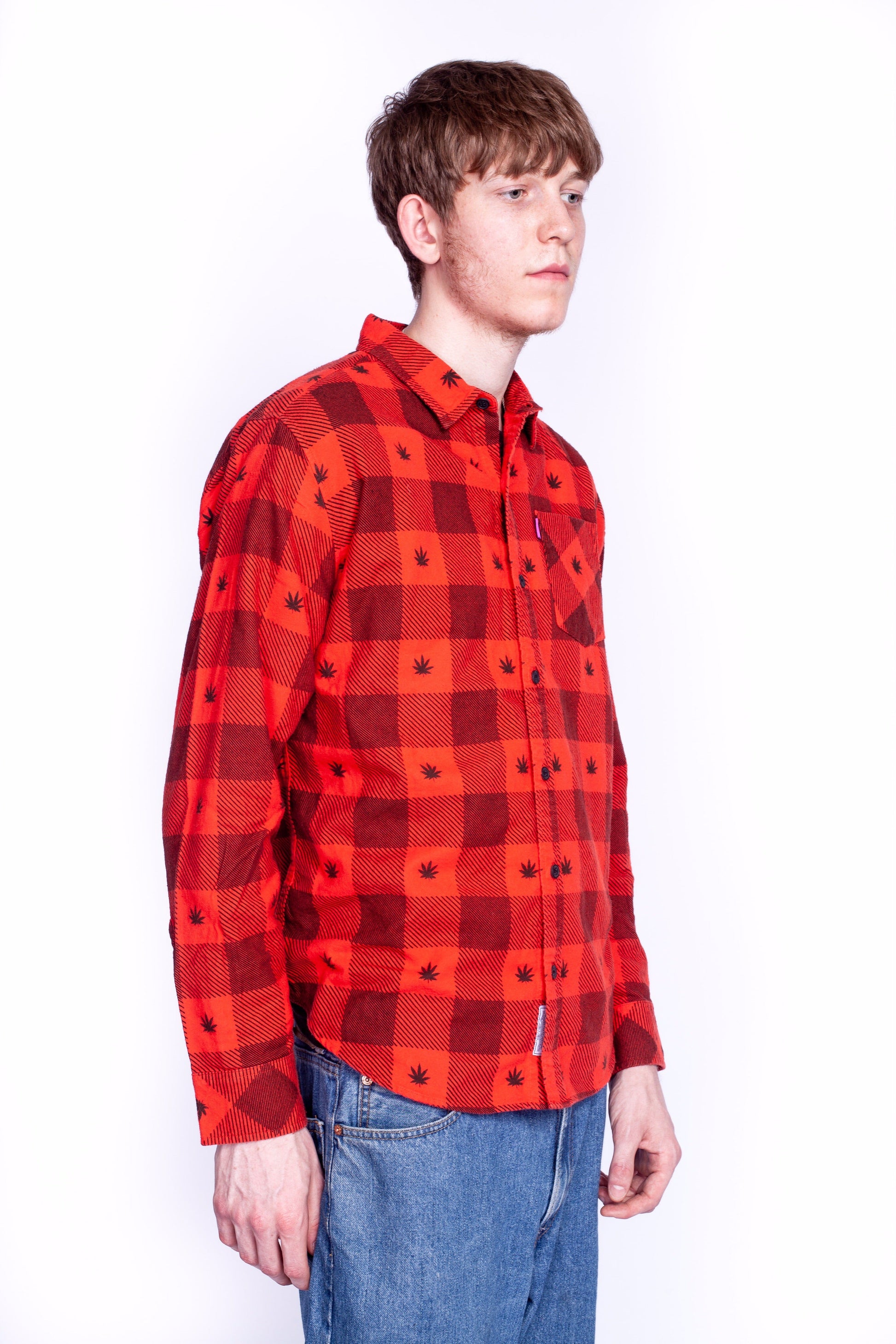 MISHKA Harvester Flannel Button Up